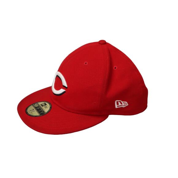 New Era Cincinnati Reds Official On Field MLB Baseball Hat 59FIFTY 7 3/4 - Picture 2 of 9